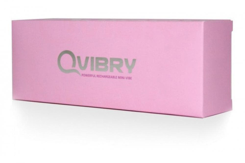 Qvibry Mini Vibe Pink - Мініатюрний вібратор, 12х2 см