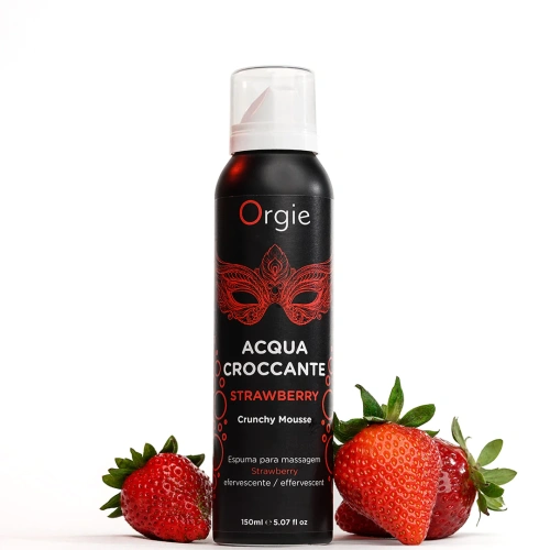 Orgie Acqua Crocante Strawberry - массажная пена, 150 мл - sex-shop.ua