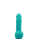 Чистий Кайф Turquoise size S - Крафтове мило-член з присоскою, 12х2, 6 см (бірюзовий)