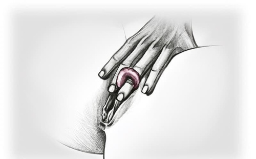 Gvibe Gring - Мини-вибратор на палец, 3х3 см (синий) - sex-shop.ua