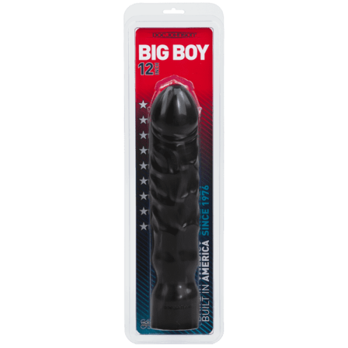 Фаллоимитатор Big Boy, 23х5,6 см (черный) - sex-shop.ua