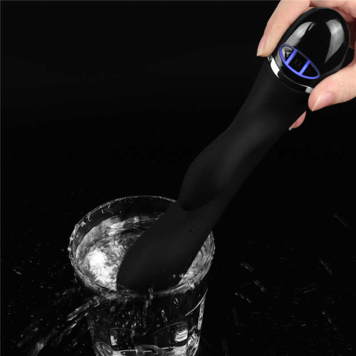 LoveToy O-Sensual Clit Duo Climax - силиконовый вибратор кролик, 21х3.8 см (чёрный)