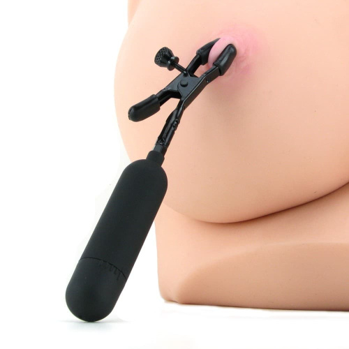 Fetish Fantasy Cordless - Виброзажимы на соски 8,5х2 см  (черный)
