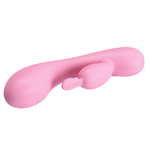 Pretty Love Hugo Vibrator Pink - Чувственный вибратор-кролик, 16.5х3.7 см (розовый)