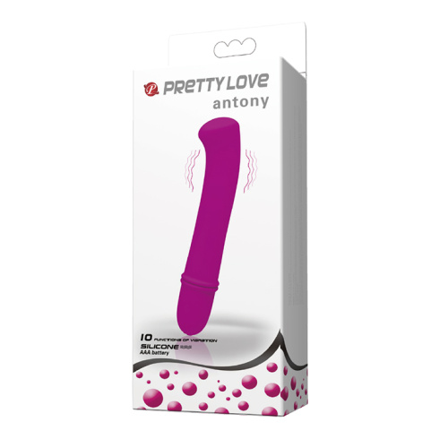 Pretty Love Antony Vibrator - Вибратор для точки G, 11,7 см (фиолетовый) - sex-shop.ua