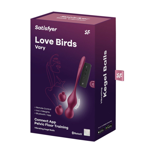 Вагинальные шарики Satisfyer Love Birds Vary App