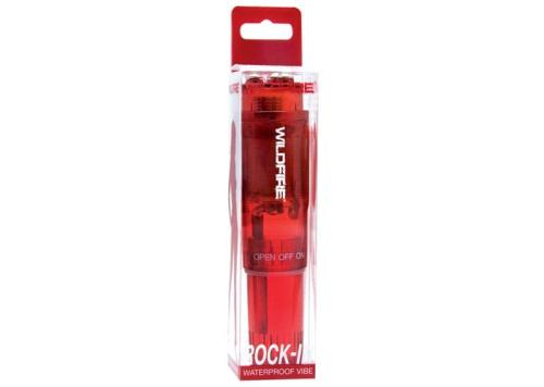 Wildfire Rock-In Waterproof Massager - Вібромасажер, 10,16х2,54 см (червоний)