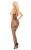 SoftLine Eve - Изящный бодистокинг, S-L (чёрный)