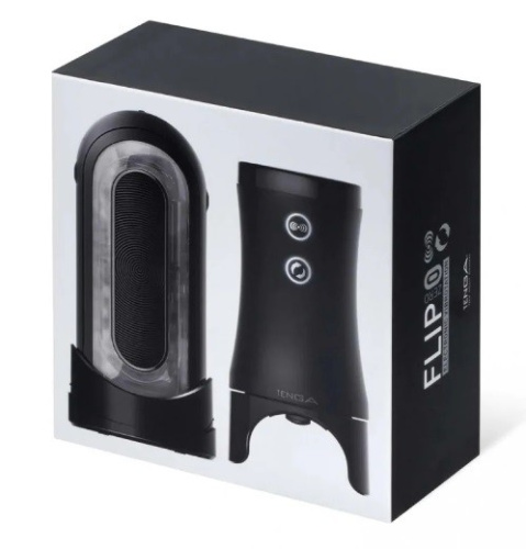 Tenga Flip Zero EVR Electronic Vibrotation - Мастурбатор, 16х5 см (чёрный)
