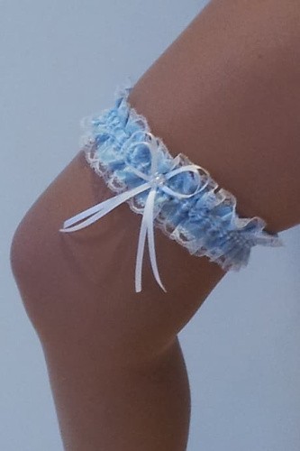 Julimex Marsylia PW 29 - Нежная подвязка, S/M (голубой)