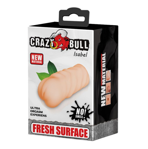 LyBaile Crazy Bull Isabel Pocket Masturbator Flesh - Мастурбатор, 13,5 см (телесный)