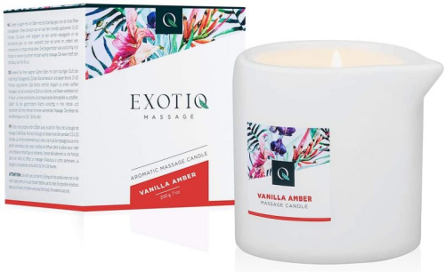 Exotiq Massage Candle Vanilla - Массажная свеча с ароматом ванили, 200 мл