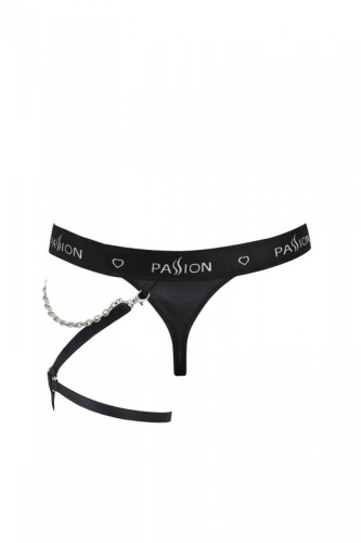 Passion - 058 THONG BILL black - Сексуальные мужские стринги, L/XL