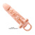 Подовжуюча насадка на пеніс Pretty Love Brave Man Vibro Extension flesh