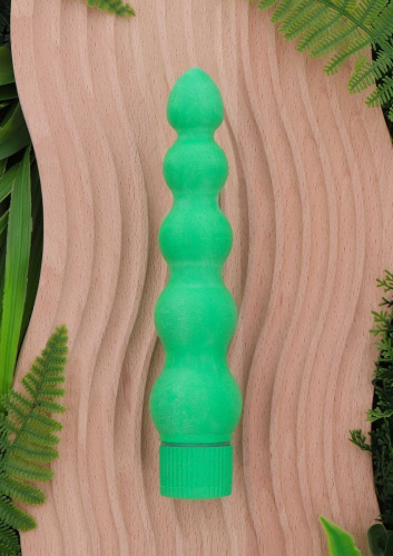 Fuck Green Eco Vibrator - Вибратор, 18,5 см (зеленый) - sex-shop.ua