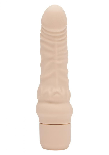 Get Real - Mini Classic G-spot Vibrator - Реалистичный вибратор с венами, 17 см (телесный)