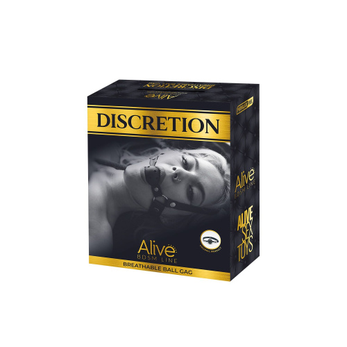 Alive Discretion - Кляп воздухопроницаемый (красный) - sex-shop.ua