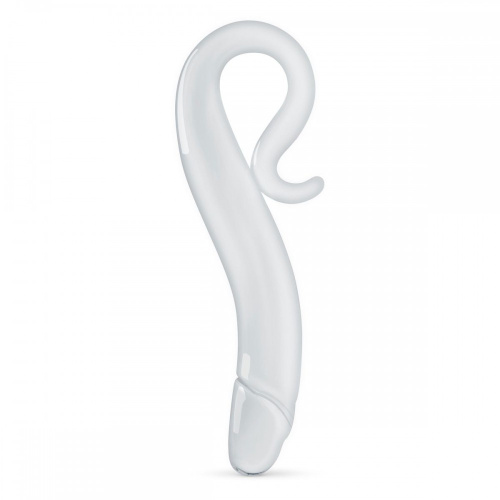 Gildo Glass Dildo No. 14 - Стеклянный фаллоимитатор, 18 см (прозрачный) - sex-shop.ua