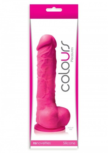 Фалоімітатор Colours Pleasures, 17, 8х3, 8 см (рожевий) - купити в Україні | Секс шоп SEX-SHOP.ua