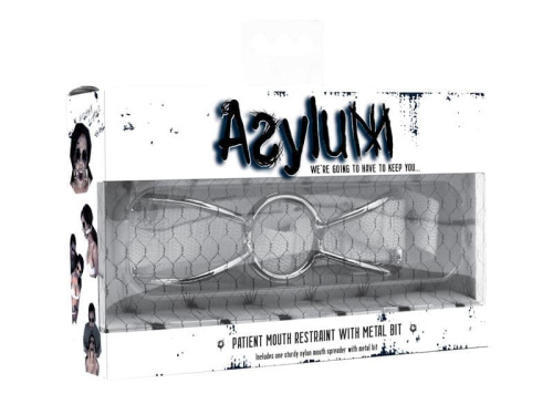 Asylum Mouth Restraint with Metal Bit - Фіксатор для рота