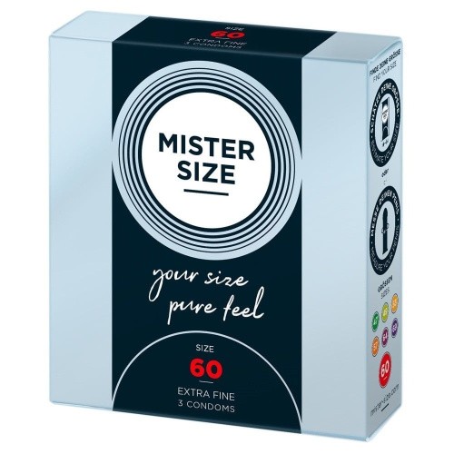 MISTER SIZE 60 - Презервативы, 3 шт - sex-shop.ua