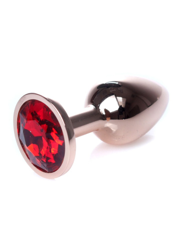 Анальная пробка Jewellery Red Gold Plug - размер S
