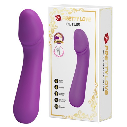 Pretty Love Cetus Vibrator Purple - Вибратор для точки G, 15 см (фиолетовый)