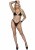 Leg Avenue Long Sleeved - Бодистокинг в крупную сетку, OS (черный)