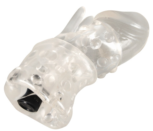 Orion T&B Vibrating Xtension With Clit-Rabbit - удлиняющая насадка с клиторальным стимулятором, +4 см