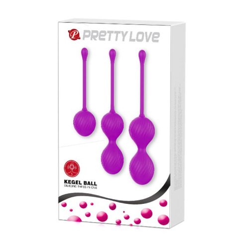 Вагинальные шарики Pretty Love Kegel Balls Set, 3 шт
