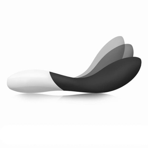 Lelo Mona Wave-унікальний вібратор для точки G з рухомою головкою, 23х4 см (чорний)