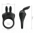 LyBaile Pretty Love Davion Silicone Vibro Ring - виброкольцо, 7.4х3.4 см (черный)
