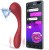 Magic Motion Bobi Red - вакуумный вагинально-клиторальный стимулятор с управлением со смартфона, 20х3.3 см (красный) - sex-shop.ua