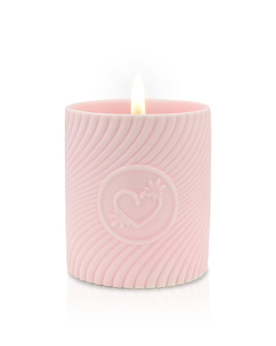 Массажная свеча Sensual Massage Candle, 250 мл (клубника и шампанское)