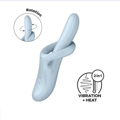 Вибратор-кролик Satisfyer Heat Flex 4