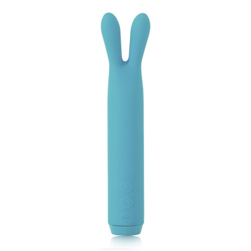 Je Joue Rabbit Bullet Vibrator Purple - вибратор с ушками, 13х2 см (бирюзовый) - sex-shop.ua