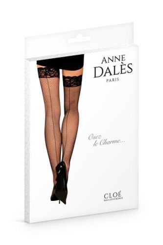 Anne De Ales CLOE T1 чулки в сеточку со швом, S