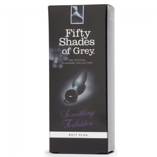 Анальная пробка Fifty Shades of Grey, Silicone Butt Plug, 11х2,6 см - sex-shop.ua