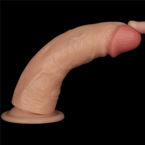Реалістичний вібратор Vibrating Power Basics Cock 7'', 18 см - купити в Україні | Секс шоп SEX-SHOP.ua