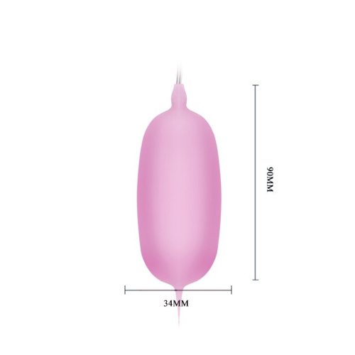 LyBaile Eleanora Cyber ​​Vibrating Egg Pink - Віброяйце, 9 см (рожевий) - купити в Україні | Секс шоп SEX-SHOP.ua