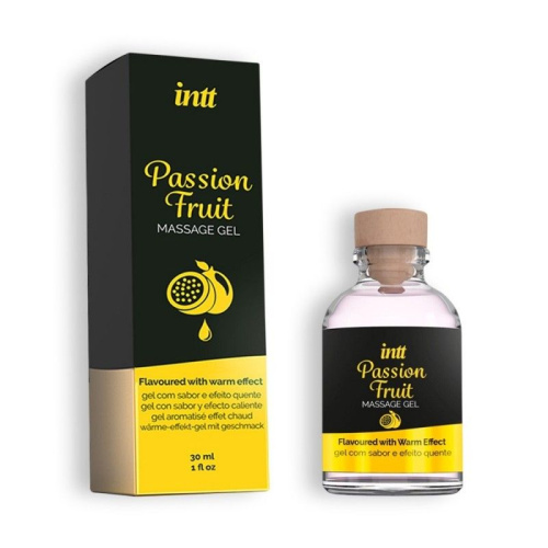 Intt - Passion Fruit Warming Massage Gel - Массажный гель для интимных зон, 30 мл. - sex-shop.ua
