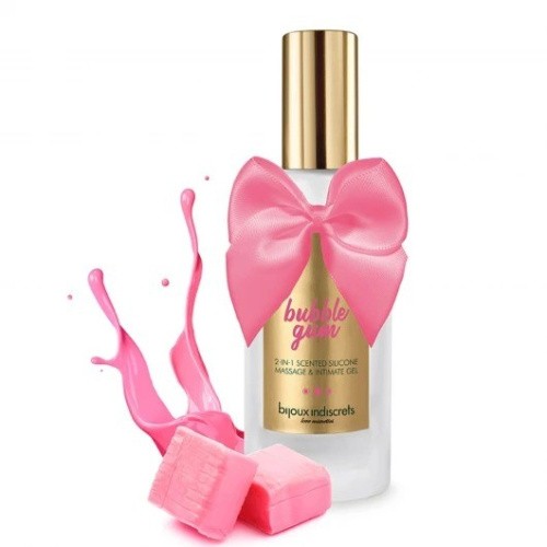 Bijoux Indiscrets Bubblegum 2 in 1 - Лубриканти на силіконовій основі для сексу та масажу, 100 мл - купити в Україні | Секс шоп SEX-SHOP.ua