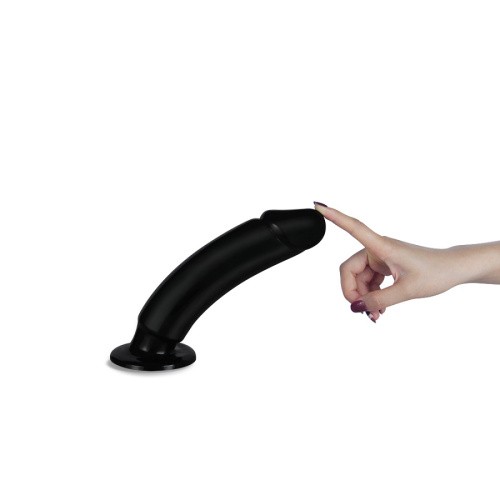LoveToy - King-Sized Anal Dildo - Большая анальная пробка, 23.5х5 см (чёрная)