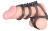 Bad Kitty Cock Ring 3 насадка на член из соединенных эрекционных колец, 7х2.2 см - sex-shop.ua