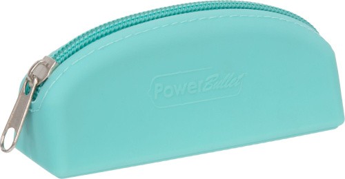 PowerBullet - Silicone Zippered Bag Teal - сумка для хранения секс-игрушек (бирюзовый) - sex-shop.ua
