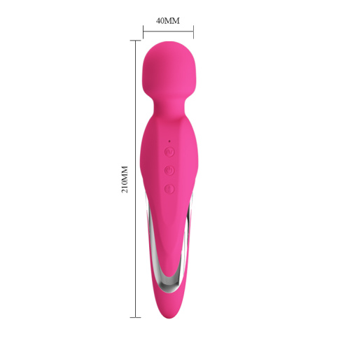 LyBaile Pretty Love Micheal Heat Massager Pink - Вибратор-микрофон с функцией нагрева, 21х4 см (розовый)