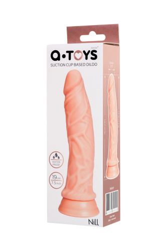 Toyfa A-Toys - Реалистичный фаллоимитатор на присоске, 19х3 см
