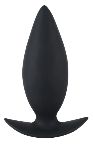 Orion Booty Beau Medium Analplug - силиконовая анальная пробка, 10х3.5 см (черный)