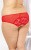 SoftLine String 2466 Plus Size - Женские трусики, XXXL (красный)