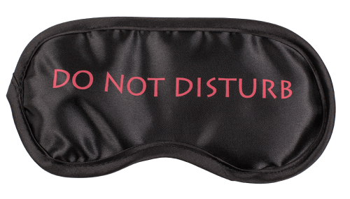 Do Not Disturb - Маска на глаза, (черный)